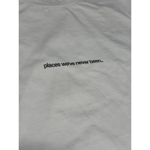 Fred Again White L Places We've Never Been T-Shirt EDM Pop Techo Beats House - Picture 3 of 7